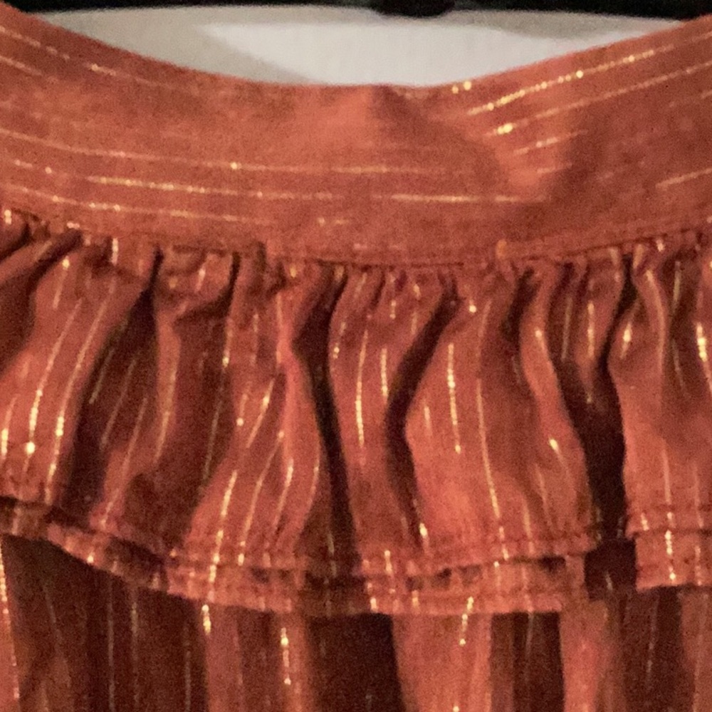 Ella Moss Silk Rust Sleeveless Blouse - Picture 6 of 9